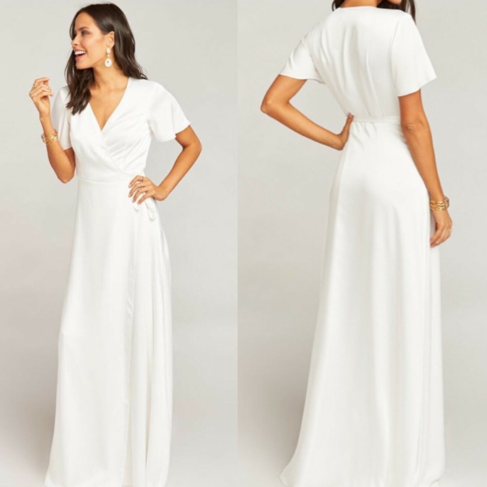 Show Me Your Mumu Weddings Noelle Wrap Dress